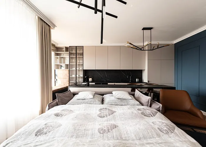 Apartmán Klingerka Apartment, 25th Floor With Free Parking And View Of Castle And Danube *